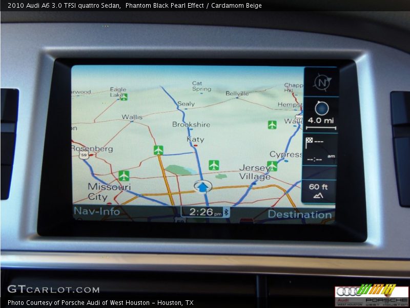 Phantom Black Pearl Effect / Cardamom Beige 2010 Audi A6 3.0 TFSI quattro Sedan