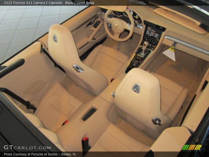  2013 911 Carrera S Cabriolet Luxor Beige Interior