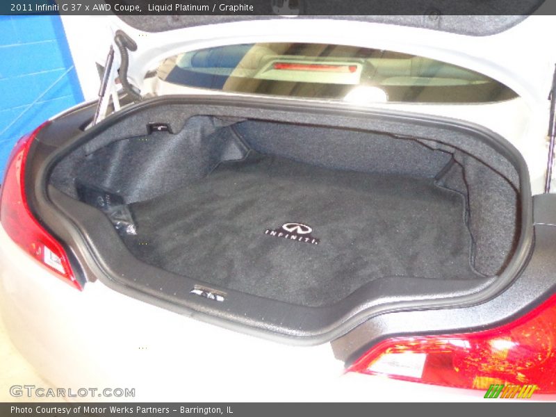 Liquid Platinum / Graphite 2011 Infiniti G 37 x AWD Coupe