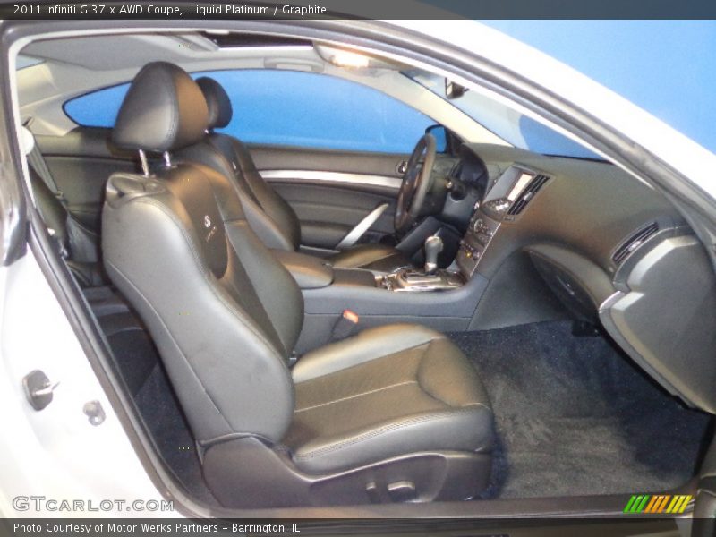 Liquid Platinum / Graphite 2011 Infiniti G 37 x AWD Coupe