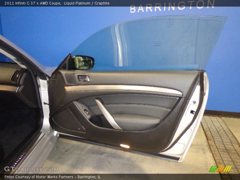 Liquid Platinum / Graphite 2011 Infiniti G 37 x AWD Coupe
