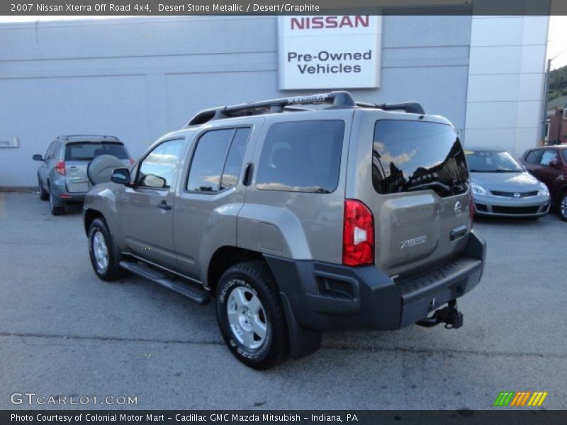 Desert Stone Metallic / Desert/Graphite 2007 Nissan Xterra Off Road 4x4