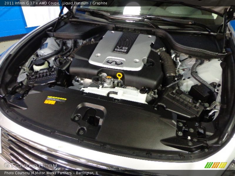 Liquid Platinum / Graphite 2011 Infiniti G 37 x AWD Coupe