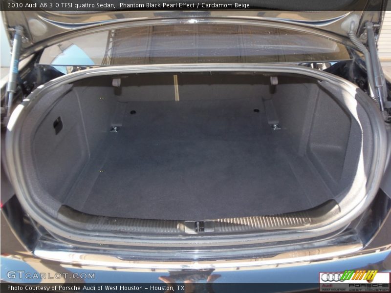 Phantom Black Pearl Effect / Cardamom Beige 2010 Audi A6 3.0 TFSI quattro Sedan