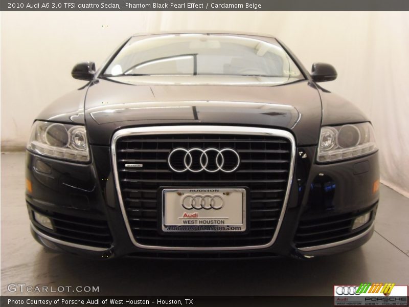 Phantom Black Pearl Effect / Cardamom Beige 2010 Audi A6 3.0 TFSI quattro Sedan