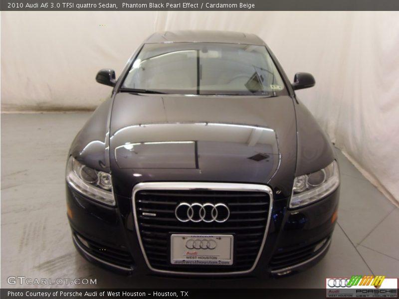 Phantom Black Pearl Effect / Cardamom Beige 2010 Audi A6 3.0 TFSI quattro Sedan