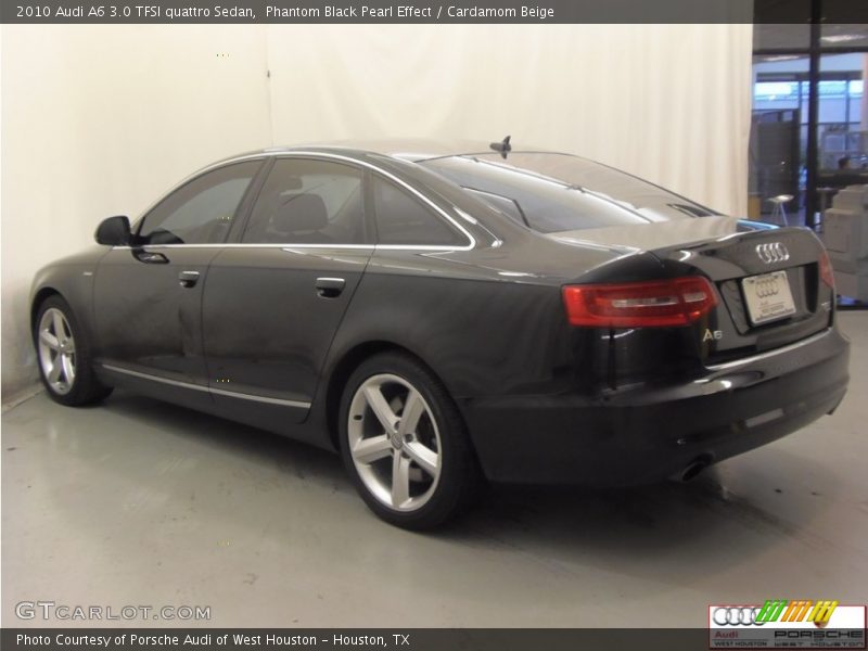 Phantom Black Pearl Effect / Cardamom Beige 2010 Audi A6 3.0 TFSI quattro Sedan
