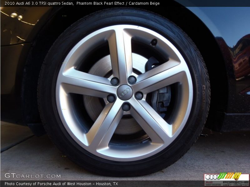 Phantom Black Pearl Effect / Cardamom Beige 2010 Audi A6 3.0 TFSI quattro Sedan