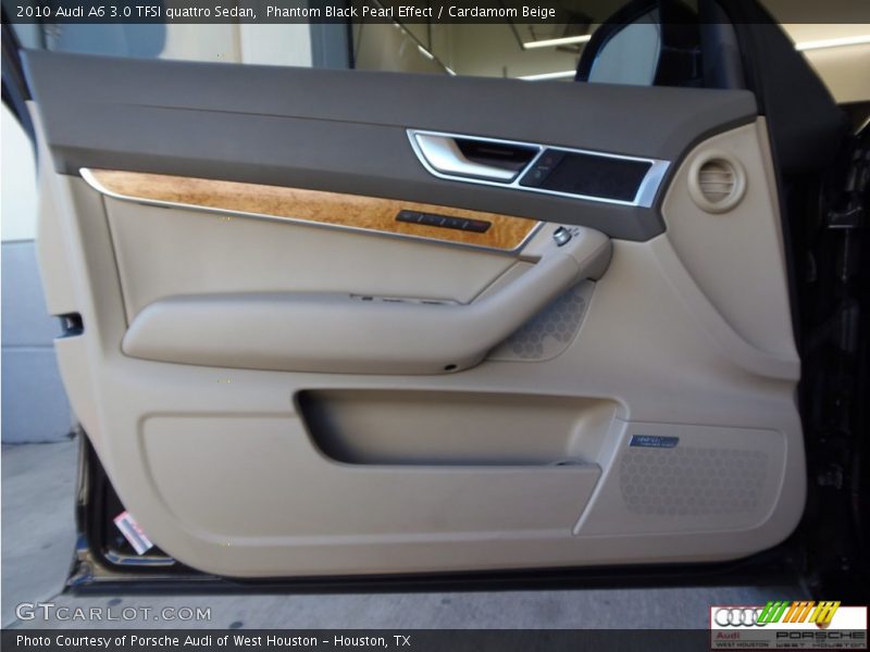 Phantom Black Pearl Effect / Cardamom Beige 2010 Audi A6 3.0 TFSI quattro Sedan