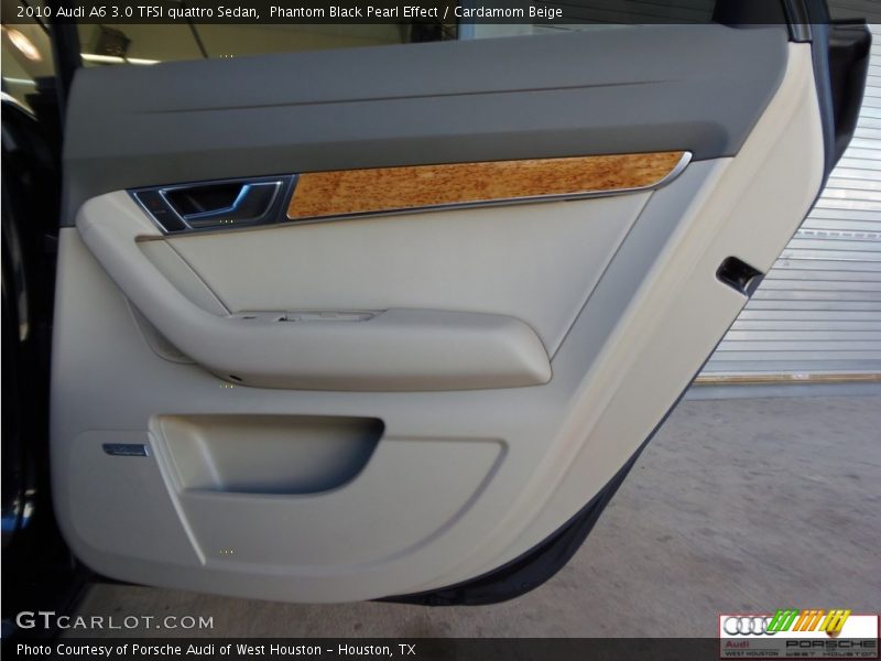 Phantom Black Pearl Effect / Cardamom Beige 2010 Audi A6 3.0 TFSI quattro Sedan