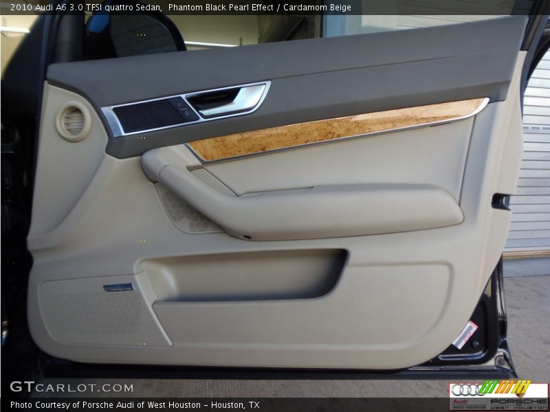 Phantom Black Pearl Effect / Cardamom Beige 2010 Audi A6 3.0 TFSI quattro Sedan