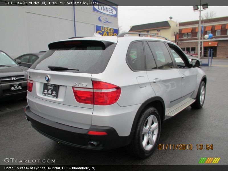 Titanium Silver Metallic / Black 2010 BMW X5 xDrive30i