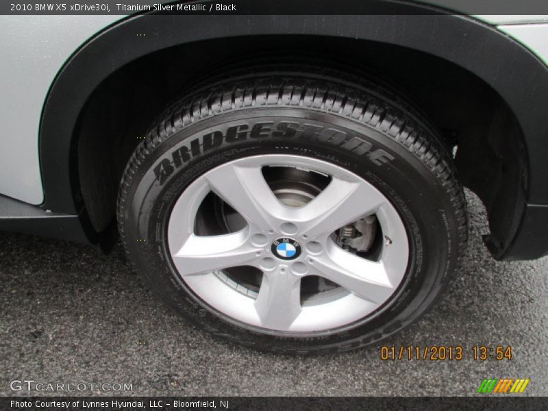 Titanium Silver Metallic / Black 2010 BMW X5 xDrive30i