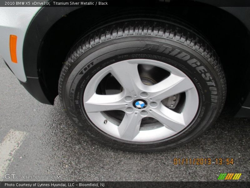 Titanium Silver Metallic / Black 2010 BMW X5 xDrive30i