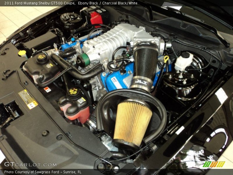  2011 Mustang Shelby GT500 Coupe Engine - 5.4 Liter SVT Supercharged DOHC 32-Valve V8