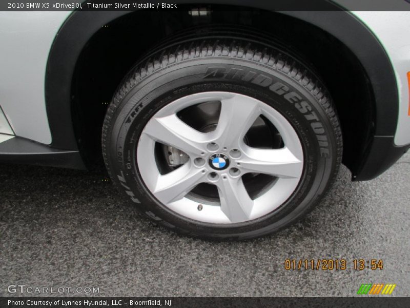 Titanium Silver Metallic / Black 2010 BMW X5 xDrive30i
