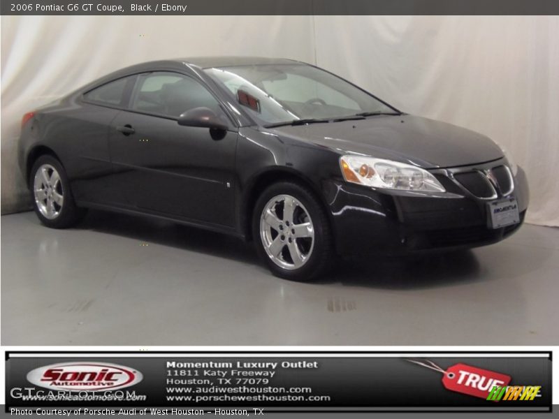 Black / Ebony 2006 Pontiac G6 GT Coupe