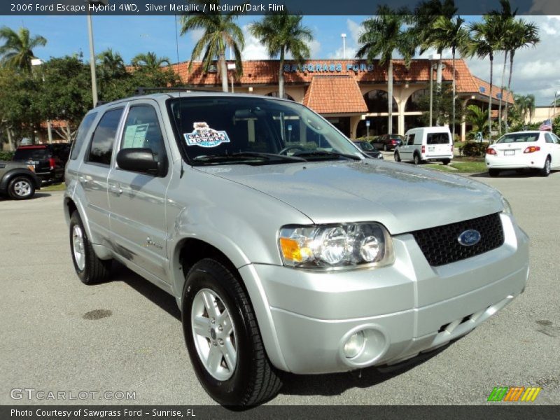 Silver Metallic / Medium/Dark Flint 2006 Ford Escape Hybrid 4WD