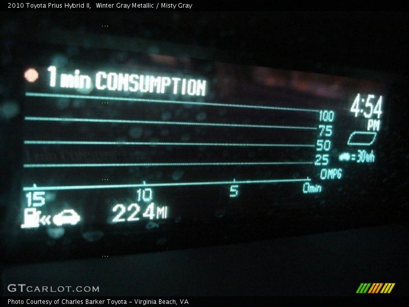Winter Gray Metallic / Misty Gray 2010 Toyota Prius Hybrid II