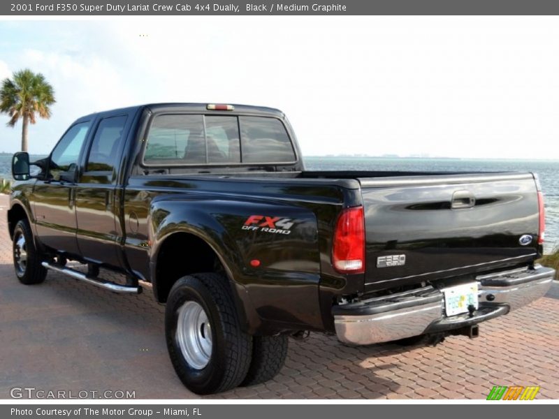 Black / Medium Graphite 2001 Ford F350 Super Duty Lariat Crew Cab 4x4 Dually