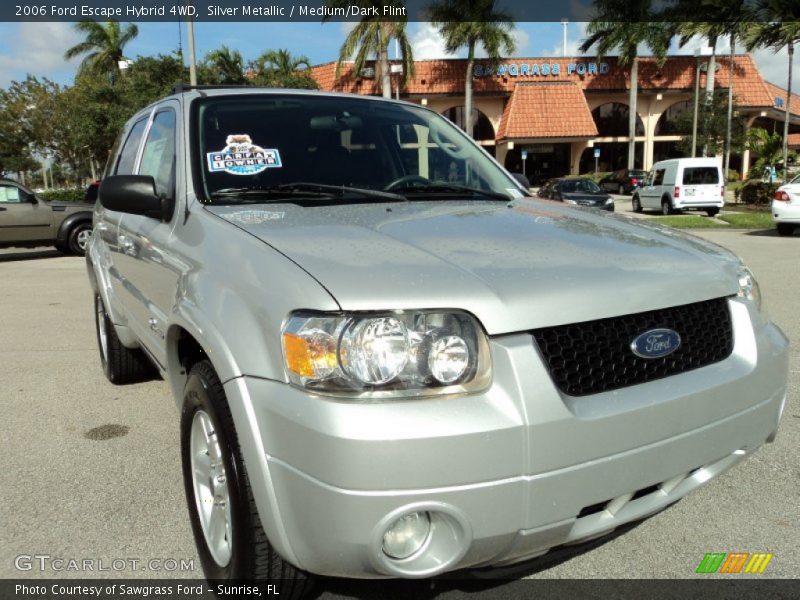 Silver Metallic / Medium/Dark Flint 2006 Ford Escape Hybrid 4WD