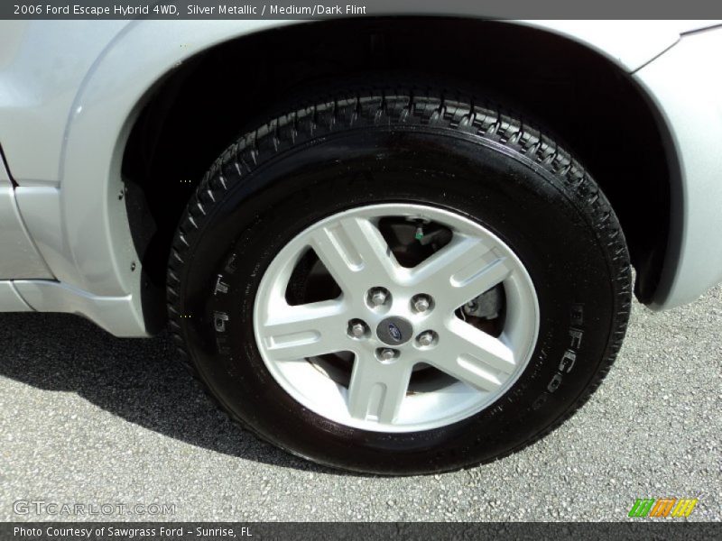 Silver Metallic / Medium/Dark Flint 2006 Ford Escape Hybrid 4WD