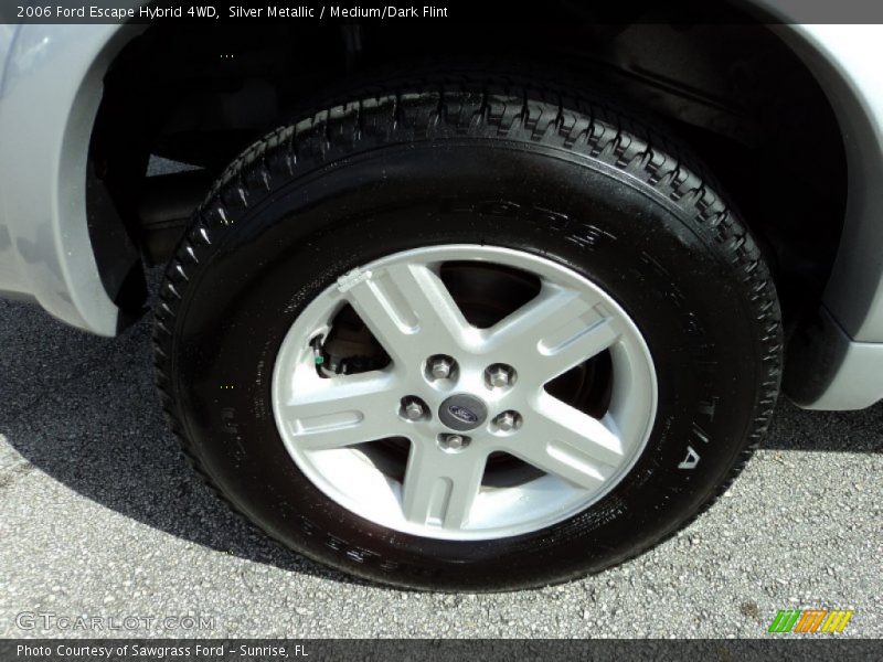 Silver Metallic / Medium/Dark Flint 2006 Ford Escape Hybrid 4WD
