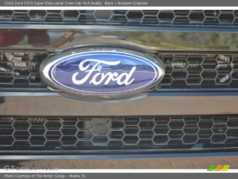 Black / Medium Graphite 2001 Ford F350 Super Duty Lariat Crew Cab 4x4 Dually