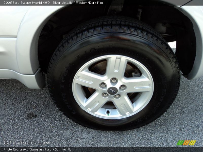 Silver Metallic / Medium/Dark Flint 2006 Ford Escape Hybrid 4WD