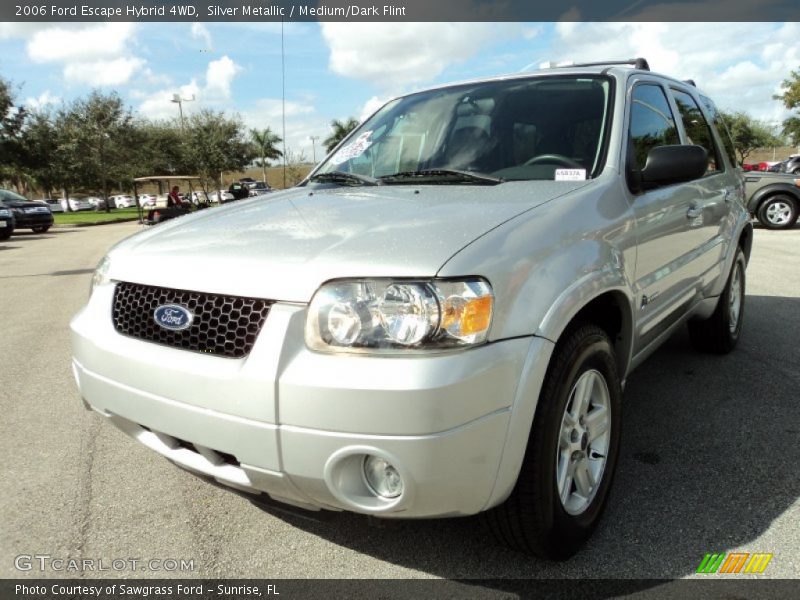 Silver Metallic / Medium/Dark Flint 2006 Ford Escape Hybrid 4WD