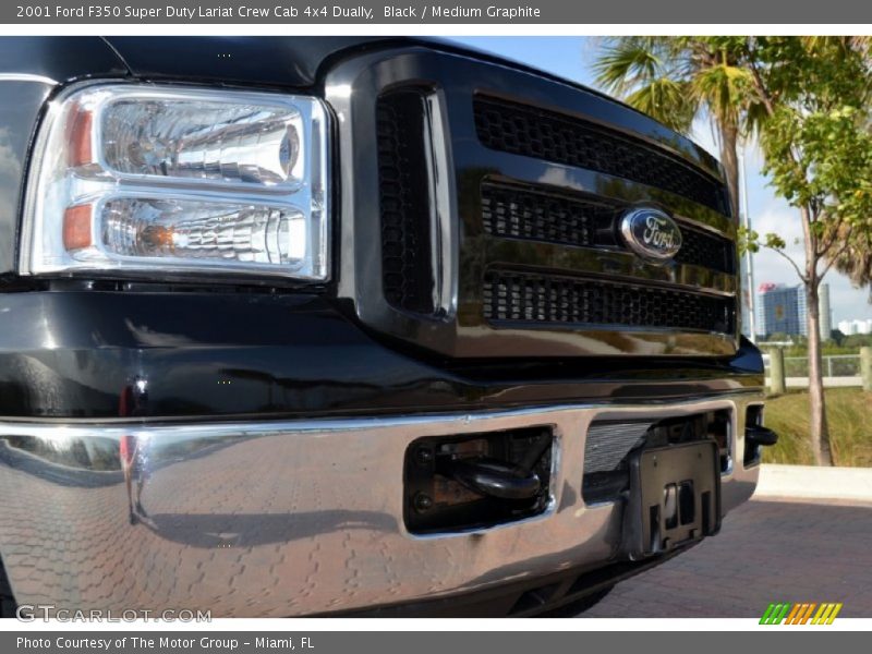 Black / Medium Graphite 2001 Ford F350 Super Duty Lariat Crew Cab 4x4 Dually