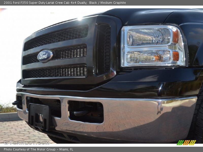 Black / Medium Graphite 2001 Ford F350 Super Duty Lariat Crew Cab 4x4 Dually