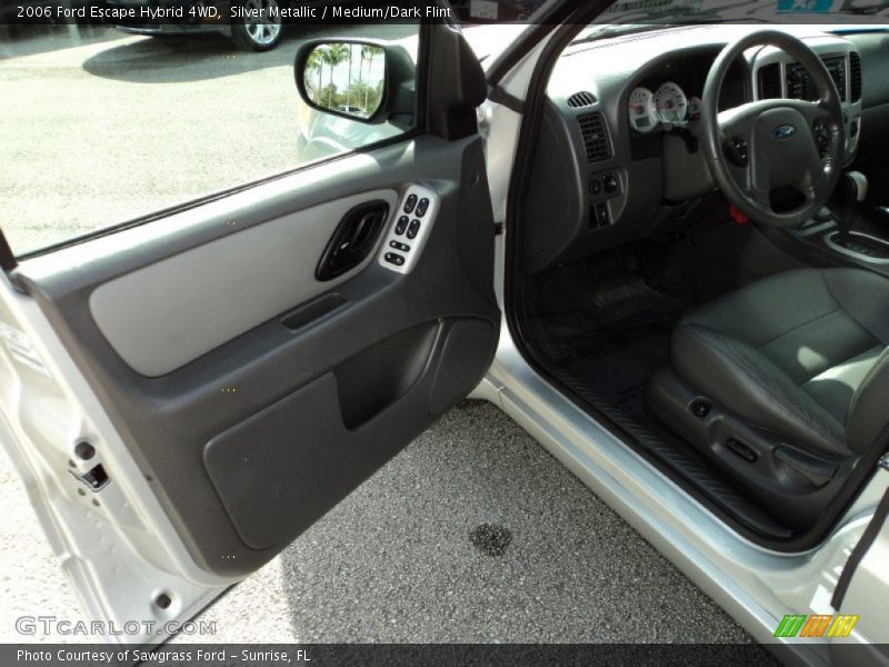 Silver Metallic / Medium/Dark Flint 2006 Ford Escape Hybrid 4WD
