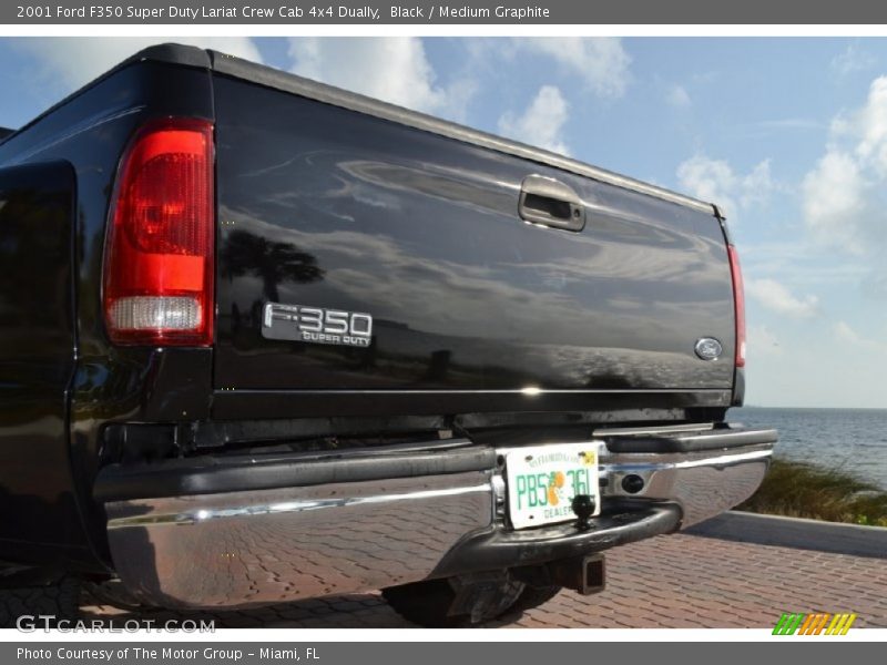 Black / Medium Graphite 2001 Ford F350 Super Duty Lariat Crew Cab 4x4 Dually