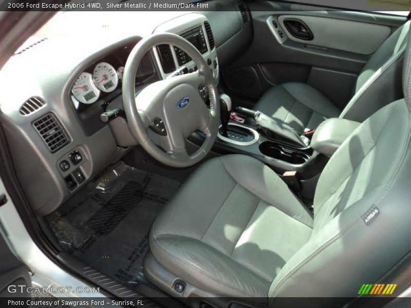 Silver Metallic / Medium/Dark Flint 2006 Ford Escape Hybrid 4WD