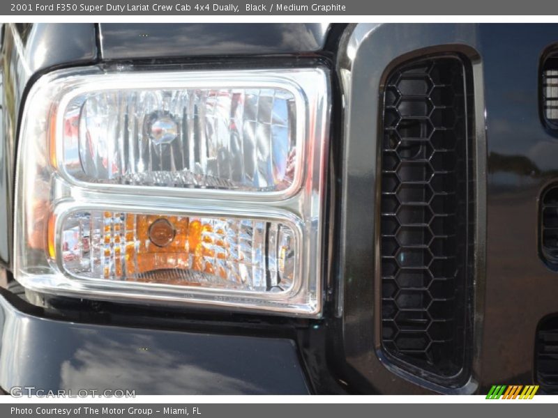 Black / Medium Graphite 2001 Ford F350 Super Duty Lariat Crew Cab 4x4 Dually