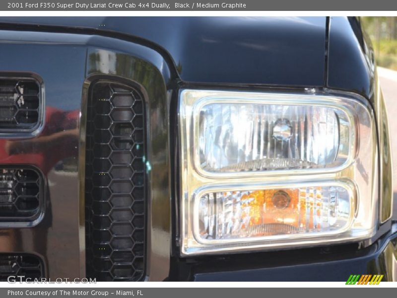Black / Medium Graphite 2001 Ford F350 Super Duty Lariat Crew Cab 4x4 Dually