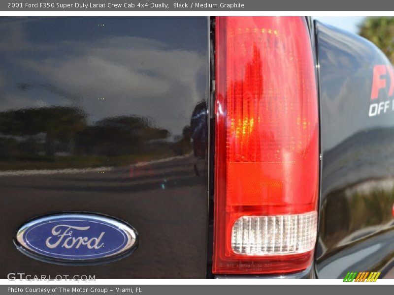 Black / Medium Graphite 2001 Ford F350 Super Duty Lariat Crew Cab 4x4 Dually