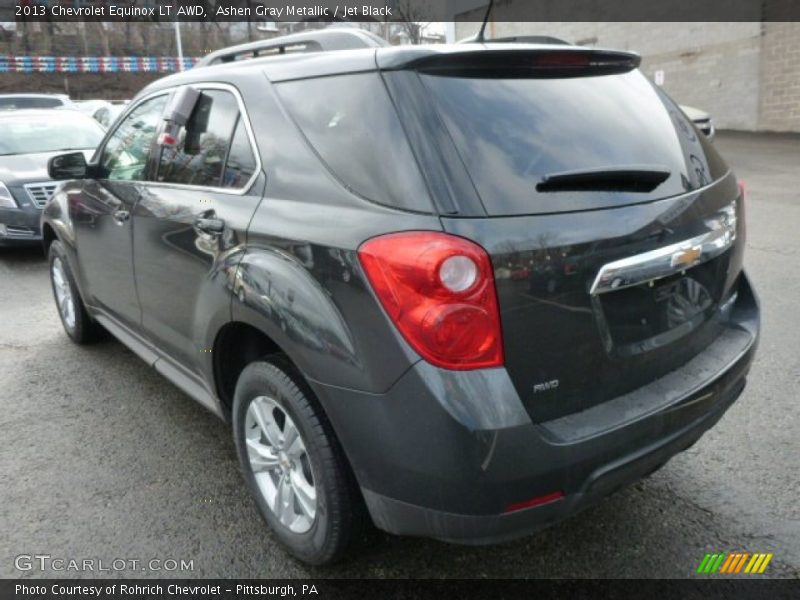 Ashen Gray Metallic / Jet Black 2013 Chevrolet Equinox LT AWD