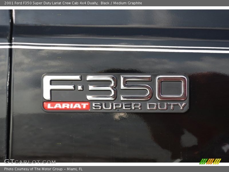 Black / Medium Graphite 2001 Ford F350 Super Duty Lariat Crew Cab 4x4 Dually