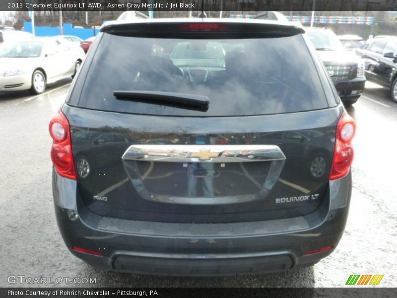 Ashen Gray Metallic / Jet Black 2013 Chevrolet Equinox LT AWD