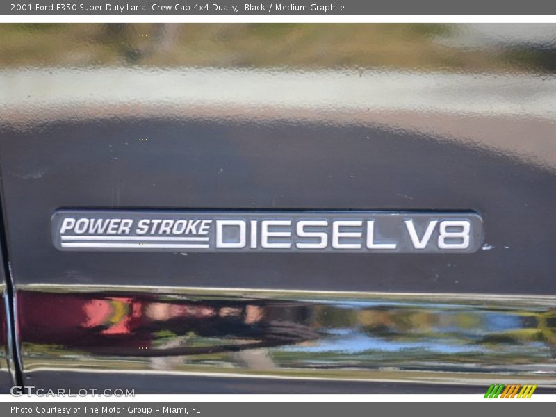 Black / Medium Graphite 2001 Ford F350 Super Duty Lariat Crew Cab 4x4 Dually
