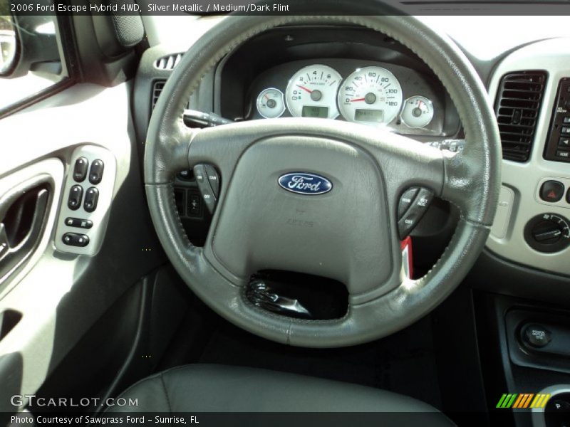Silver Metallic / Medium/Dark Flint 2006 Ford Escape Hybrid 4WD