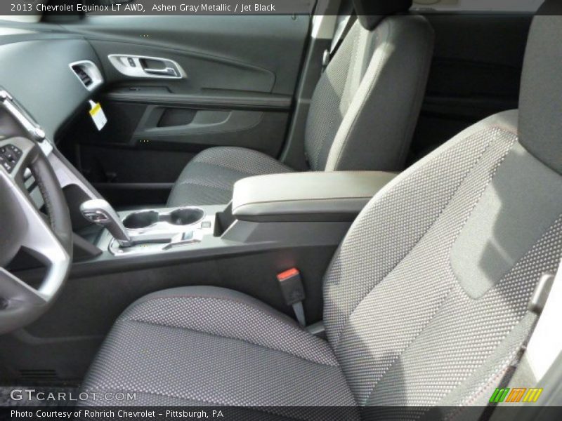 Ashen Gray Metallic / Jet Black 2013 Chevrolet Equinox LT AWD