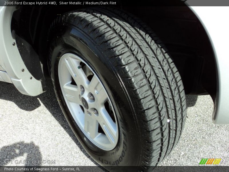 Silver Metallic / Medium/Dark Flint 2006 Ford Escape Hybrid 4WD