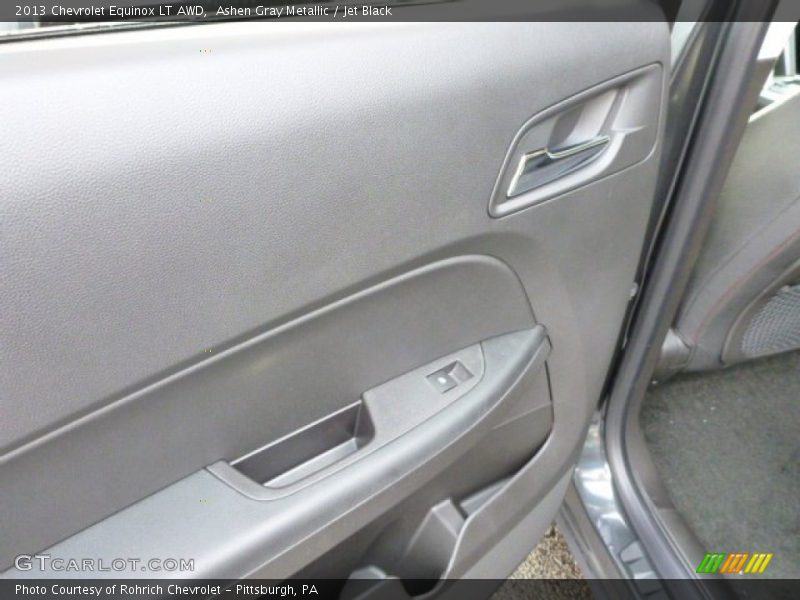 Ashen Gray Metallic / Jet Black 2013 Chevrolet Equinox LT AWD