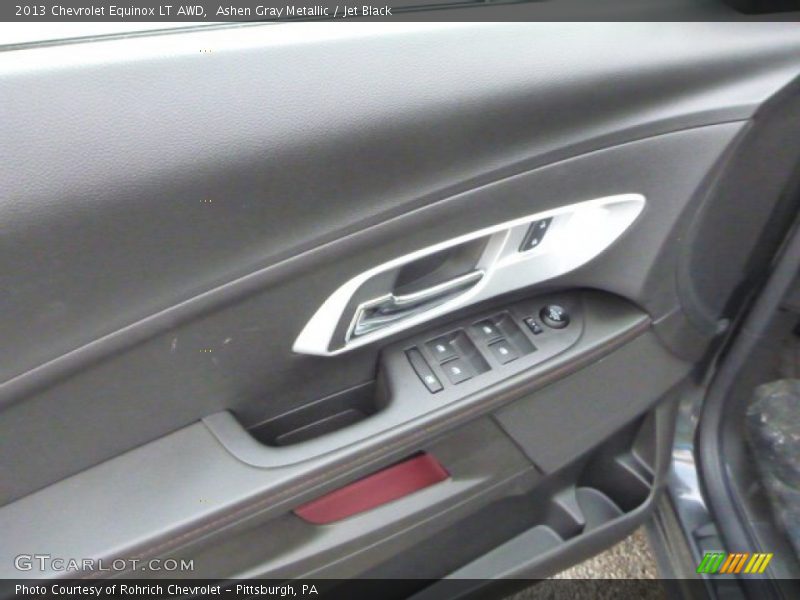 Ashen Gray Metallic / Jet Black 2013 Chevrolet Equinox LT AWD