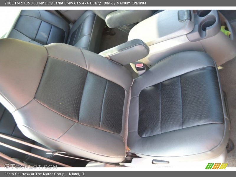 Black / Medium Graphite 2001 Ford F350 Super Duty Lariat Crew Cab 4x4 Dually