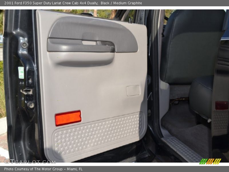 Black / Medium Graphite 2001 Ford F350 Super Duty Lariat Crew Cab 4x4 Dually