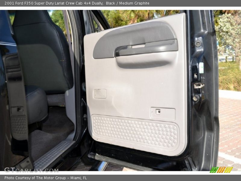 Black / Medium Graphite 2001 Ford F350 Super Duty Lariat Crew Cab 4x4 Dually